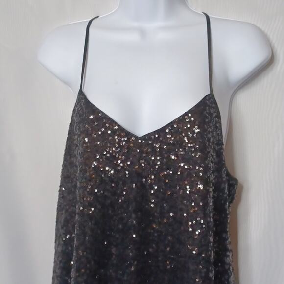 PEARL GEORGINA CHAPMAN of MARCHESA Sequin Dress. 10 - Picture 6 of 13